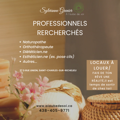 Locaux à louer - St-Charles-sur-Richelieu